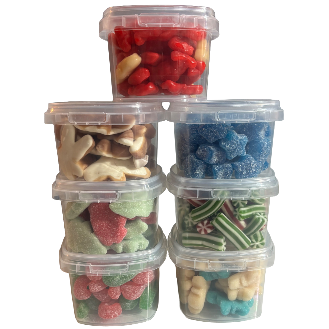 150g Pre Packed Christmas Tubs