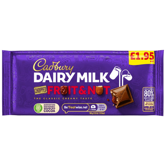 Cadbury Dairy Milk Fruit & Nut Block 110g