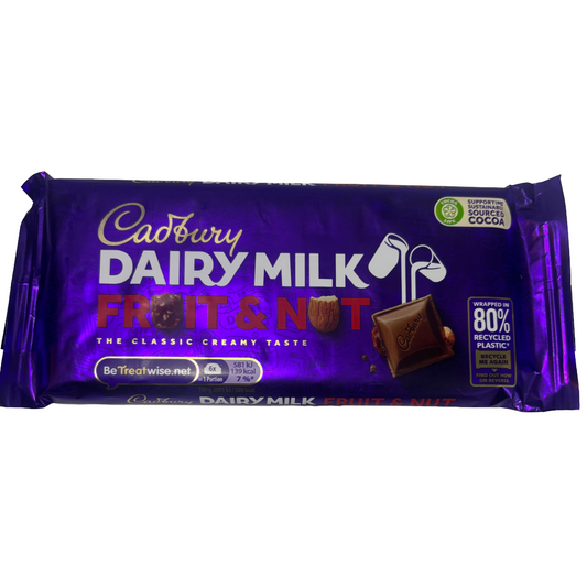 Cadbury Dairy Milk Fruit & Nut Block 110g