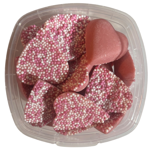 Mini Tub - Chocolate Jazzle Hearts - 150g