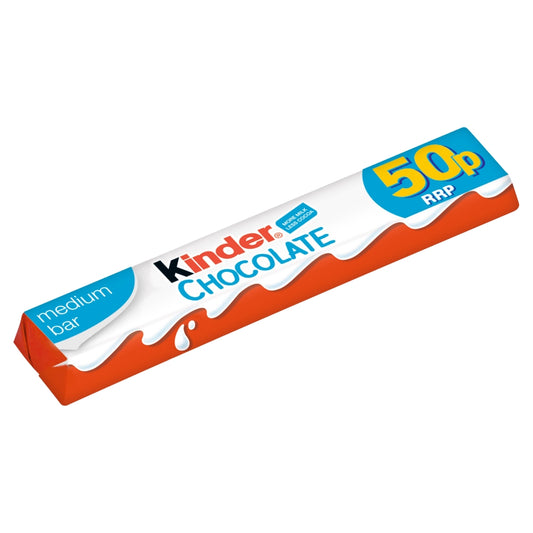 Kinder Chocolate Medium Bar 21g