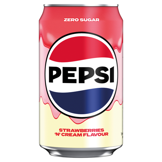 Pepsi Strawberry & Cream Zero Sugar 330ml